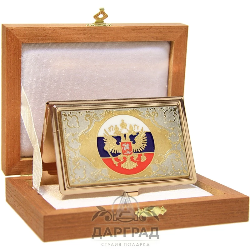Визитница «Герб России» (триколор) - №2