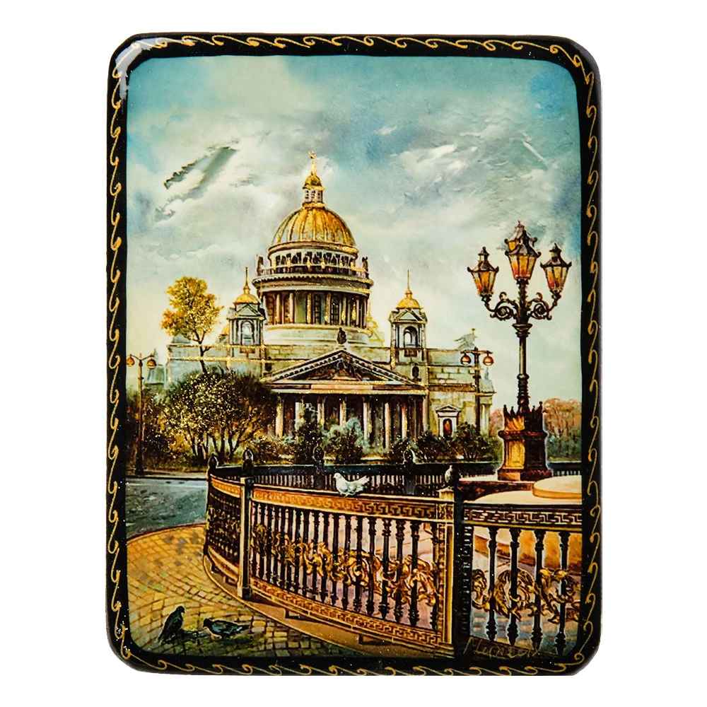 Авторская шкатулка «Исаакиевский собор» - №2