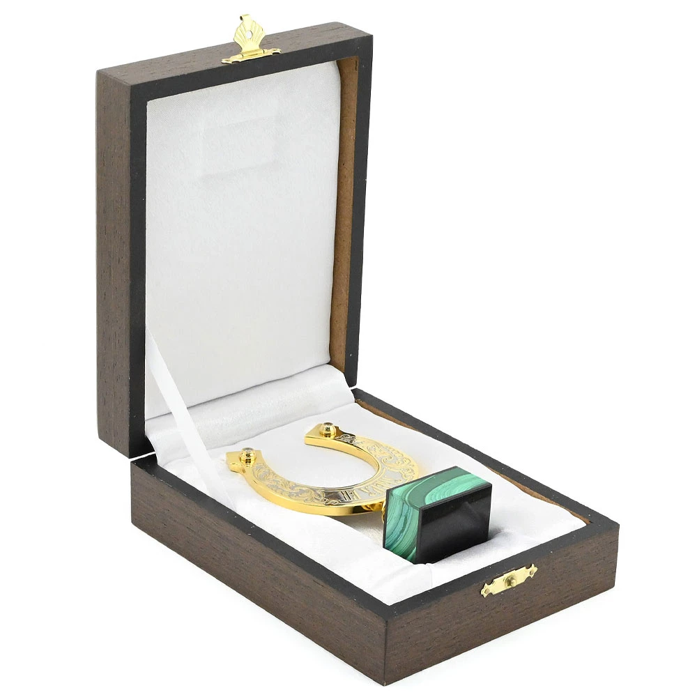 Настольный сувенир подкова «На удачу» Златоуст - №3