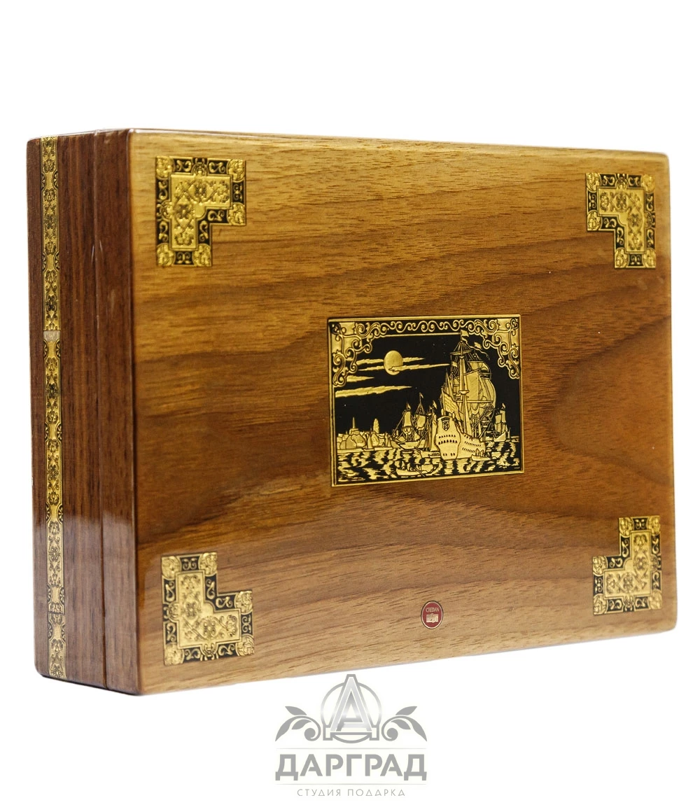 Коробка для сигар «Парусник» (Credan) - №1