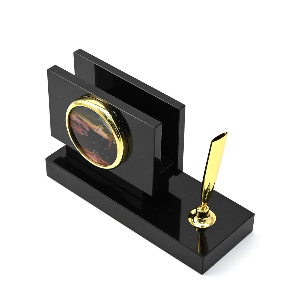 Настольная визитница «Яшма» - №2