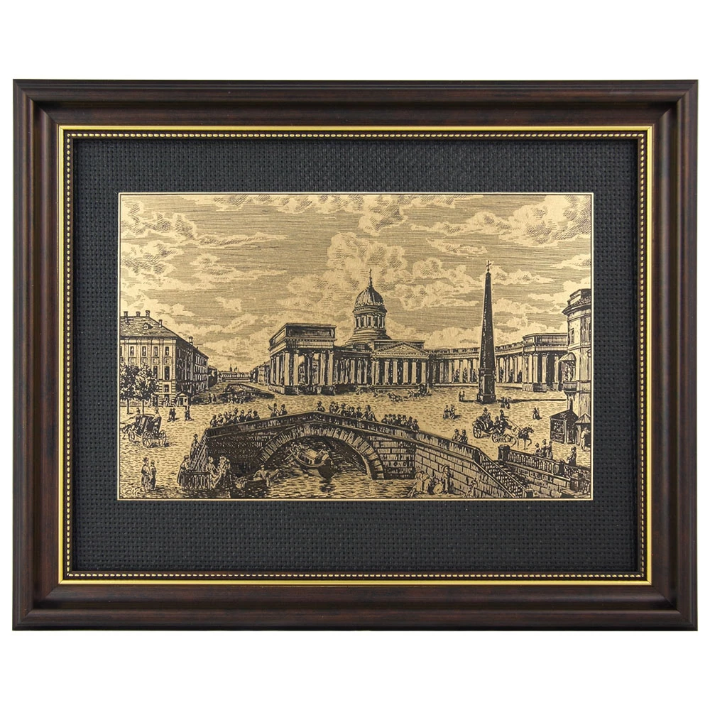 Офорт на латуни «Казанский собор» 25*32 - №1