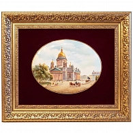 Лаковое панно «Исаакиевский собор»