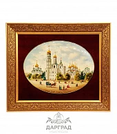 Лаковое панно «Кремль» ПРЕМИУМ - фото товара
