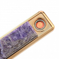 USB Зажигалка с камнем «Чароит»