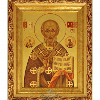 Икона на золоте «Николай Чудотворец»